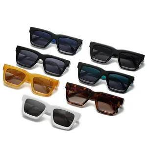 Collection de lunettes de soleil carrées classiques en plusieurs couleurs pour hommes et femmes
