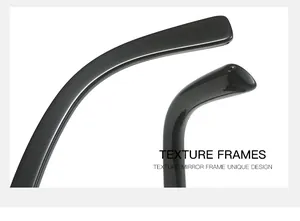 Detail view of the unique design and glossy texture on these vintage oversized sunglasses