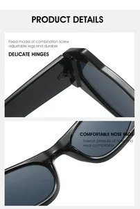 Detail of cat eye sunglasses showing delicate hinges and comfortable nose pads