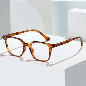 Vintage TR90 Square Anti Blue Light Glasses Frame For Men Women Fashion Computer Optical Eyewear Blocking Blue Light Spectacles