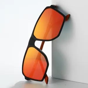 Men Retro Polarized Square Sunglasses UV400 Protection TR90 Metal Frame Polarized Glasses For Driving Outdoor Fishing Fashion Sun Eyewear