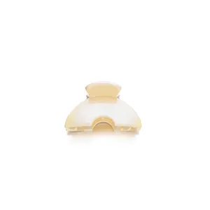Petite pince à cheveux pailletée blanc crème pour coiffures de femmes et filles
