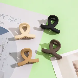 Kleine Matte Haarklammern Für Damen Rutschfest Kunststoff Harz Haargreifer Minimalistisches Halb Gebundenes Haar Zubehör Kopfschmuck