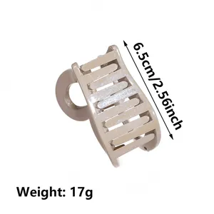 Elegante molletta per capelli kaki glitterata a forma di cuore per donna, 6,5cm 17g