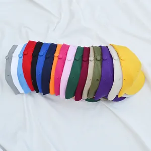 Eleganti cappellini da baseball unisex in 17 colori a tinta unita, viola e blu
