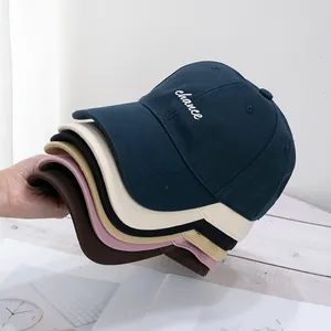 Gorra de Béisbol de Algodón con Bordado Chance para Hombre Mujer Ajustable Sombrero de Sol Casual Ala Curva Moda