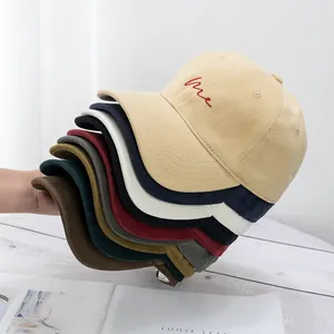 Unisex Washed Cotton Baseball Cap Casual Adjustable Vintage Letter Me Embroidered Sun Hat For Men Women Outdoor Sports Cap