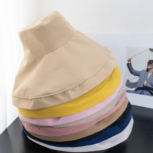 Women's wide brim sun hat available in seven versatile colors for UV protection