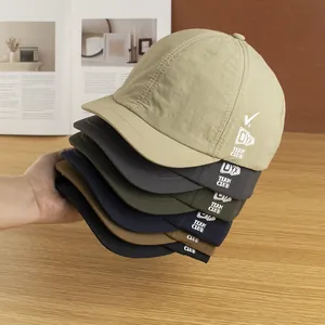 Unisex Honkbalpet Met Korte Rand Sneldrogend Waterdicht Ademend Retro Japanse Streetwear Zonnehoed Verstelbaar Team Club