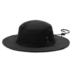 Summer Sun Protection Bucket Hat For Women Men Quick Dry Breathable Wide Brim Outdoor Fishing UV Protection Adjustable Sun Hat