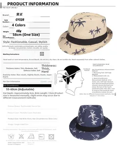 Size chart showing adjustable 55-60cm head circumference for breathable straw sun hats