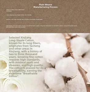 Gros plan sur la texture du tissu sergé et du coton naturel à fibres longues