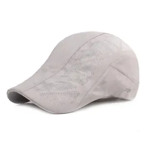 Men Women Summer Quick Dry Mesh Baseball Cap Breathable Sport Sun Hat For Outdoor Running Fishing Adjustable Sunshade Duck Tongue Hat