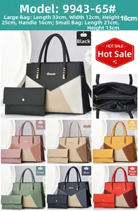 Dettagli del set borsa tote e portafoglio con dimensioni e opzioni di colore incluse