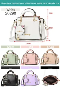 Internal structure of a chic large capacity handbag with multiple compartments and logo