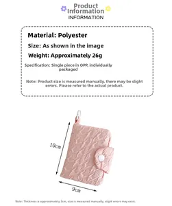 Mini portamonete rosa trapuntato in poliestere con bottone a pressione e dimensioni 10x9x3cm