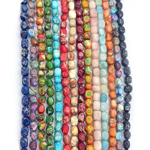Natürliche Kaiserjaspis Perlen Unregelmäßige Nugget Lose Perlen Für DIY Schmuckherstellung Armband Halskette Zubehör