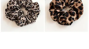 Primer plano de coleteros con estampado de leopardo y texturas de seda suaves