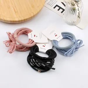Elastici Per Capelli In Stile Coreano Minimalisti Con Fiocco Elastici Per Coda Di Cavallo Copricapo Alla Moda Per Donne Ragazze