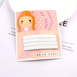 Barrettes à cheveux blanches pour infirmières fixation de frange sur carte rose