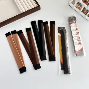 Flexible Synthetic Hair Fiber Bun Maker Shaper Magic Hair Styling Tool For Women Daily Elegant Party Hair Accessories