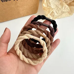 Elastici per Capelli Intrecciati ad Alta Elasticità per Donna Ragazze Corda per Capelli Intrecciata Minimalista Senza Danni