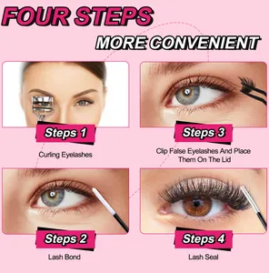 Stapsgewijze handleiding voor DIY-wimperverlenging met lash bond en seal tools