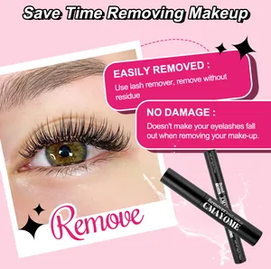 Wimperlijm en remover set met biotine voor DIY wimperextensions zonder resten op de huid