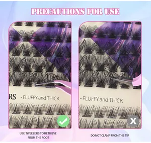 Guía de aplicación para extensiones de pestañas individuales con pinzas profesionales