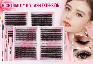 DIY wimperverlenging set met lijm en sealer voor professionele en volle wimpers
