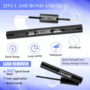 Lash bond seal and remover kit with biotin and vitamin E for 72h eyelash extension