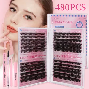 CMAYOME DIY Wimpers Clusters Kit Professionele Individuele Wimperverlenging Set Met Bond Seal En Remover Schoonheidshulpmiddelen Voor Vrouwen
