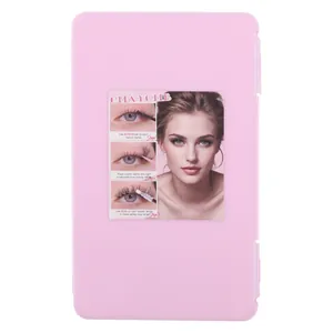 CMAYOME DIY individual cluster eyelash extension kit in a pink rectangular organizer case