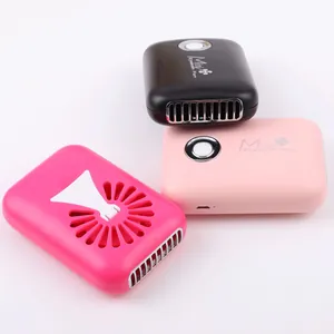 Mini-USB-Wimpernfächer in Schwarz, Hellrosa und Rosarot mit klappbaren Ständern