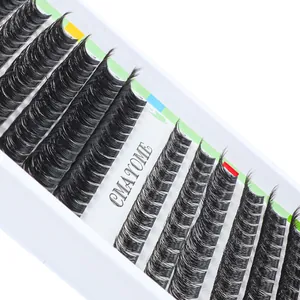 C-Curl DIY Cluster Wimpern-Set mit dichten schwarzen Wimpernextensions Set