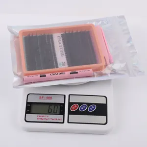 Σετ επέκτασης βλεφαρίδων DIY με 280 τουφάκια και κόλλα σε ψηφιακή ζυγαριά