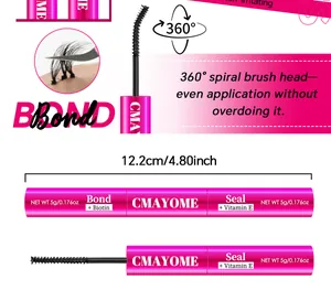 Dual-ended 2-in-1 eyelash bond and seal with biotin and vitamin E for DIY extensions