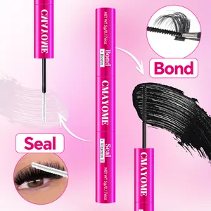 Dual-ended DIY eyelash glue with biotin bond and vitamin E seal for long-lasting lash extension