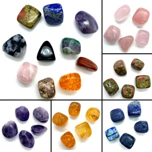 Natuursteen Trommelstenen Gepolijst Onregelmatige Genezende Kristallen Chakra Edelstenen Voor DIY Sieraden Maken Meditatie Decor