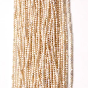 Natur Süßwasserperlen Lose Perlen Fast Rund Gebohrte Samenperlen Für DIY Schmuckherstellung Hochzeit Zubehör Damen Schmuck