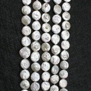 Natürliche Süßwasserperle Lose Perlen Barock Münze Rechteck Form DIY Schmuckherstellung Zubehör Für Halskette Armband Hochzeit