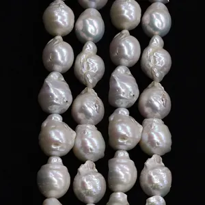 Natuurlijke Zoetwater Barokparels Losse Kralen Onregelmatige Staartvorm Hoogglans Witte Parels Voor DIY Sieraden Maken Accessoires