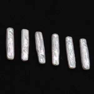 Natuurlijke Zoetwater Barok Zoetwaterparels Losse Kralen Stokvormig Rechthoekig Voor DIY Sieraden Maken Accessoires Vrouwen