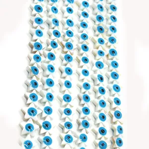 Natural Mother Of Pearl Shell Loose Beads Pentagram Star Evil Eye Nazar Beads DIY Jewelry Making For Necklace Bracelet Accessory