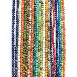 Perle Sciolte In Pietra Naturale Diaspro Imperiale Perle Tonde Lucide Per Creazione Di Gioielli Fai Da Te Collana Bracciale