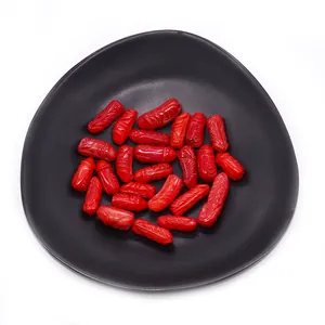 Perle in corallo sintetico rosso a forma di fallo per creazione di gioielli e artigianato