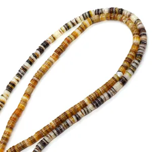 Natural shell heishi beads strands for DIY necklaces and bracelets making
