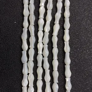 Natuurlijke Parelmoer Schelp Vaasvormige Gesneden Losse Kralen Voor DIY Sieraden Maken Armband Ketting Accessoires
