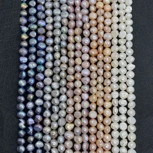 Natural Freshwater Pearl Beads Baroque Irregular Shape High Luster Polished Loose Beads For DIY Jewelry Making Necklace Bracelet Accessory