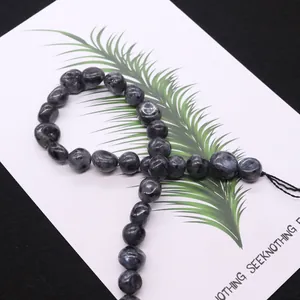 Onregelmatige 8-10mm labradoriet kralen met blauwe glans voor DIY-sieraden maken